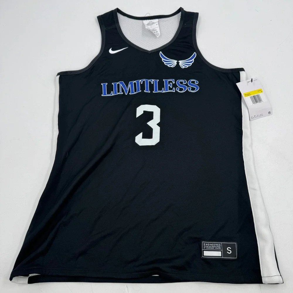Nike Limitless Basketball Jersey‎ Women's Size S Black Number 3 Sleeveless